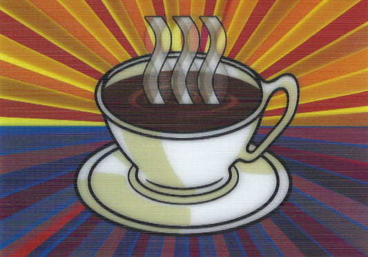 L.M. Kartenvertrieb - Cup of Coffee - Lenticular Postcard