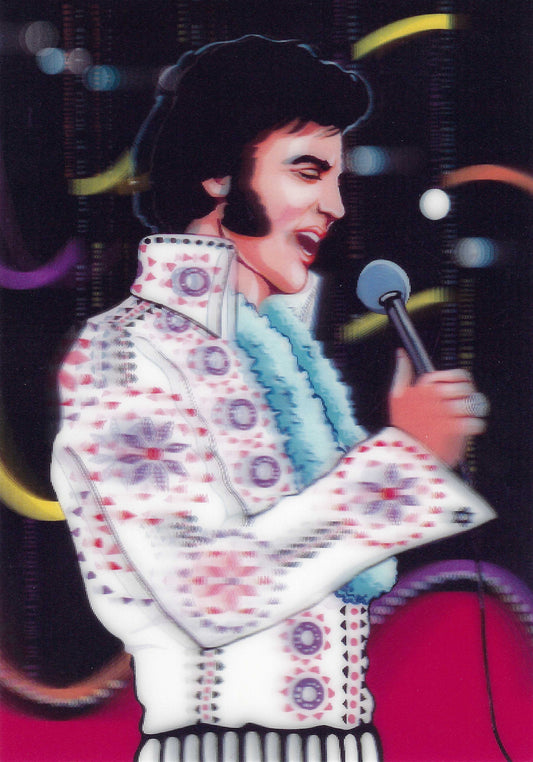 L.M. Kartenvertrieb - Juan Carlos Espejo - Elvis Presley - Art 3D Postcard