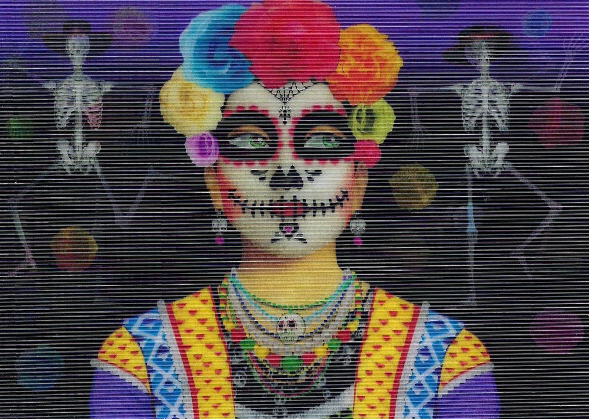Day of the Dead 3D - Lenticular Postcard