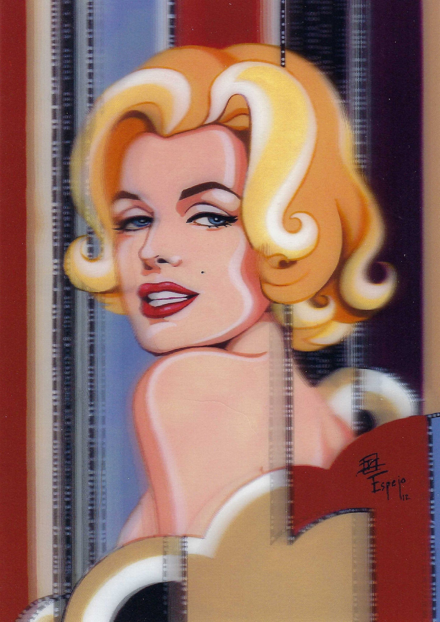 L.M. Kartenvertrieb - Marilyn Monroe - 3D Postcard