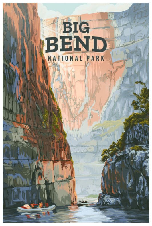 Lantern Press Postcard - National Park Postcard - Big Bend National Park Postcardd - Souvenir Postcard - Postcrossing Postcard - Postcards for Postcrossing