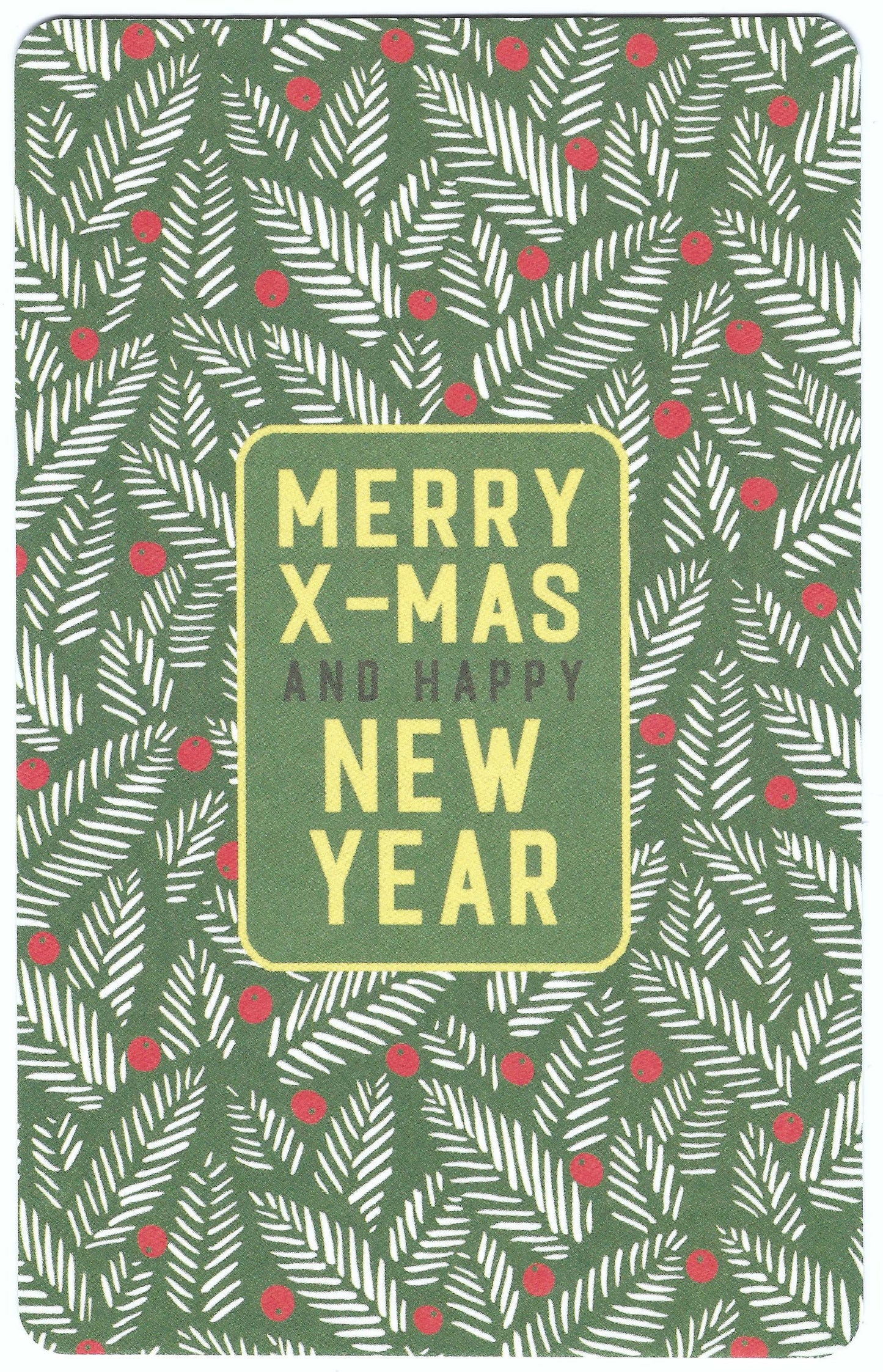 Luna Cards - Merry Christmas and Happy New Year  - Mini Postcard