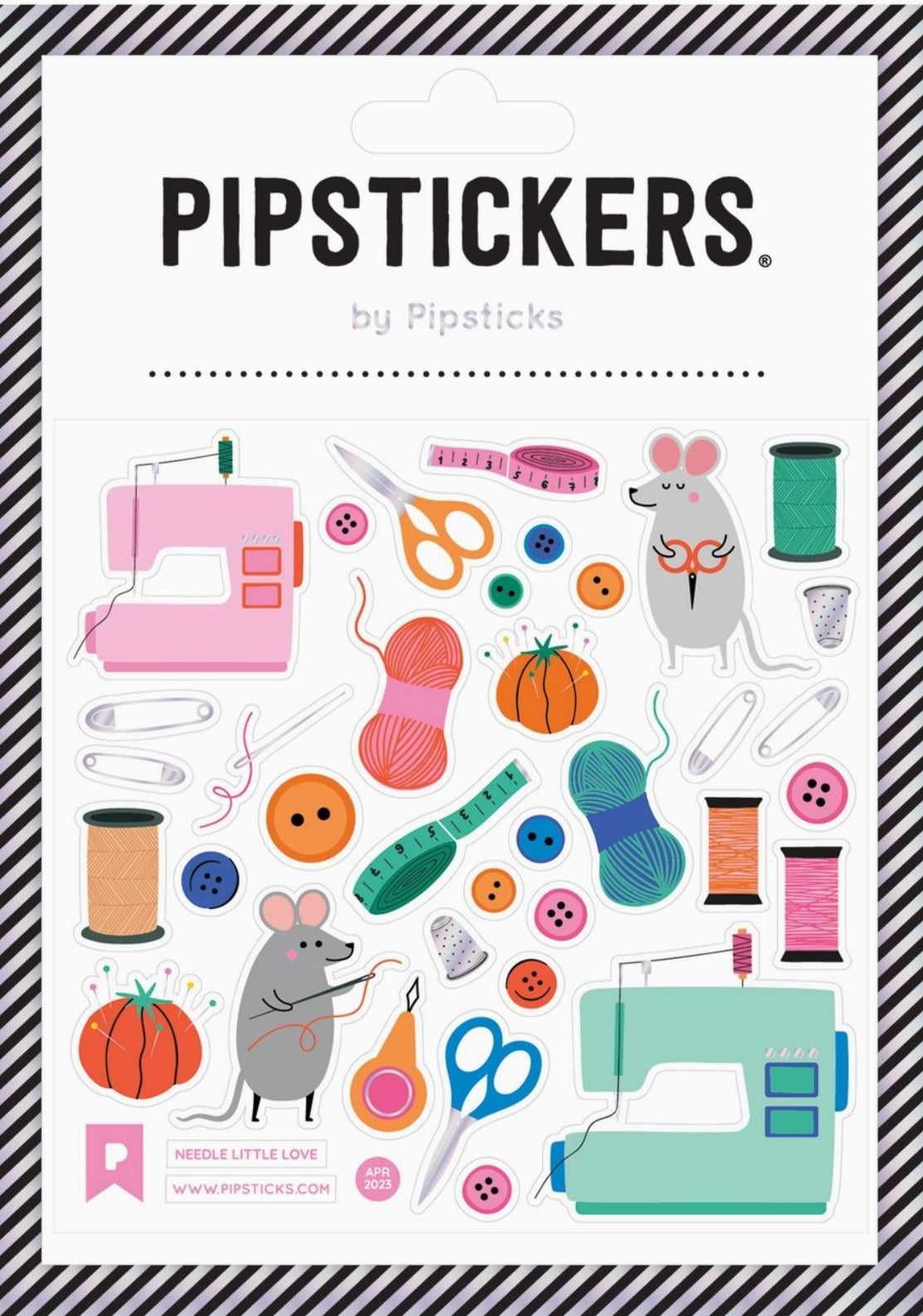Needle Little Love Pipsticks Sticker Sheet