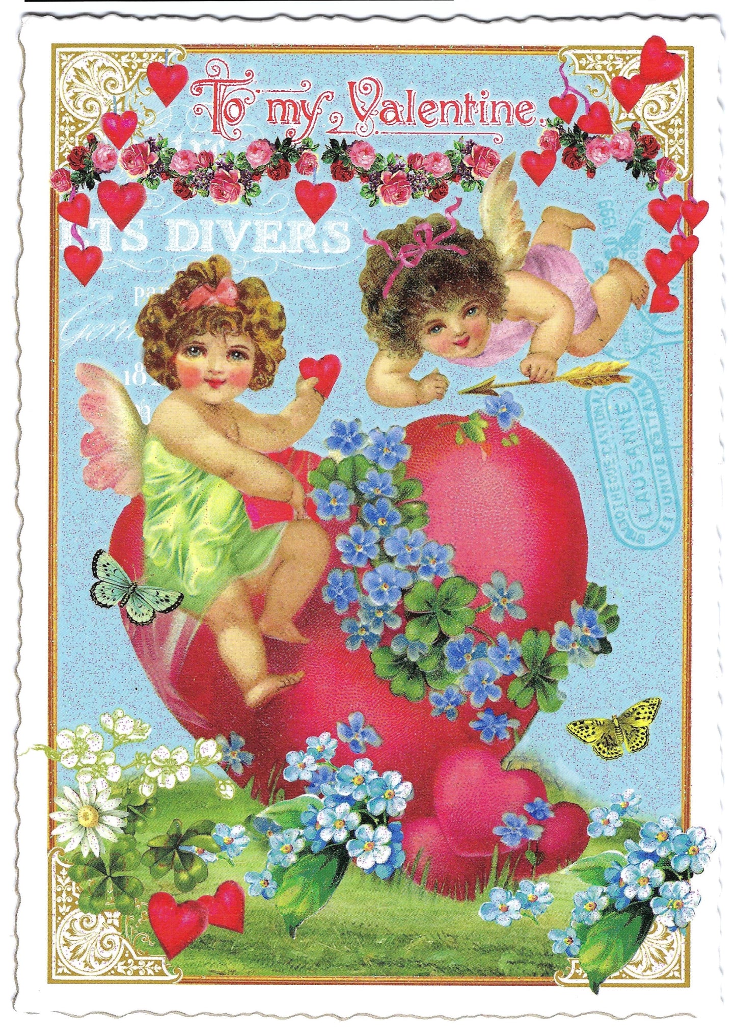 Edition Tausendschön - To my Valentine - PK1135 - Postcard