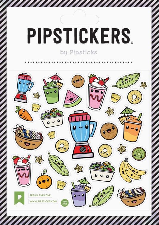 Peelin' the Love - Pipsticks Sticker Sheet - Stickers