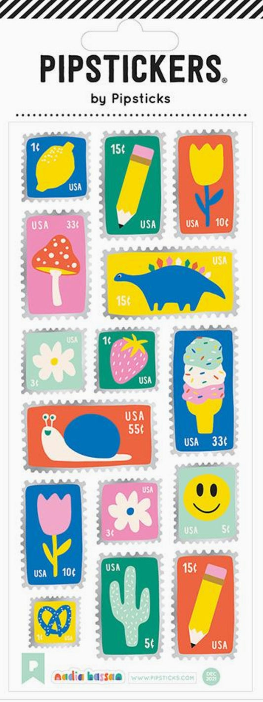 Pipstickers - Favorite Things -Stamps - Stamp Stickers - Sticker Sheet