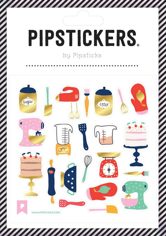 Pipsticks - Cake - Baking - Home Cooking - Sticker Sheet