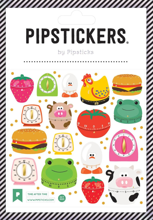 Pipsticks - Egg Timer - Time After Time - Sticker Sheet