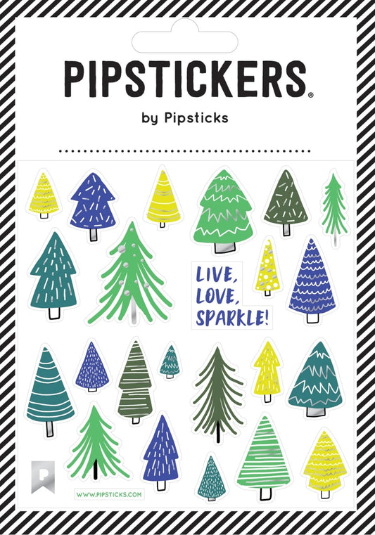 Pipsticks - Evergreen Sparkle Sticker Sheet