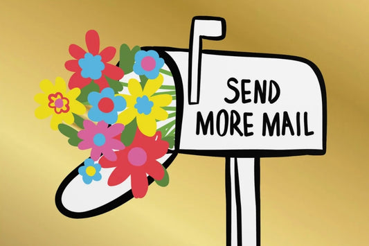 Pipsticks - Snail Mail Surprise - Mailbox - Flowers - Postcard