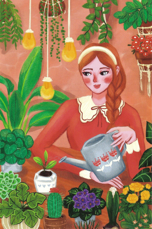 Postcardsee - Plant Lady - Plant Lover - Plant Mom - Postcard