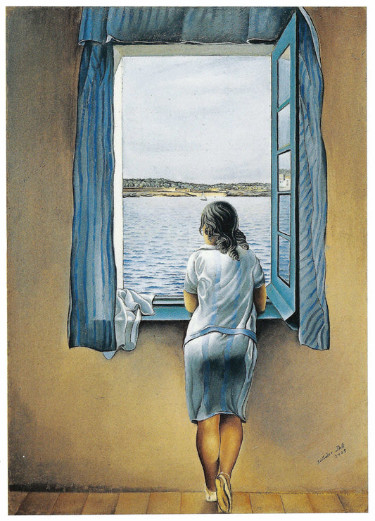 Salvador Dalí Postcard - Figure at the Window - Taurus