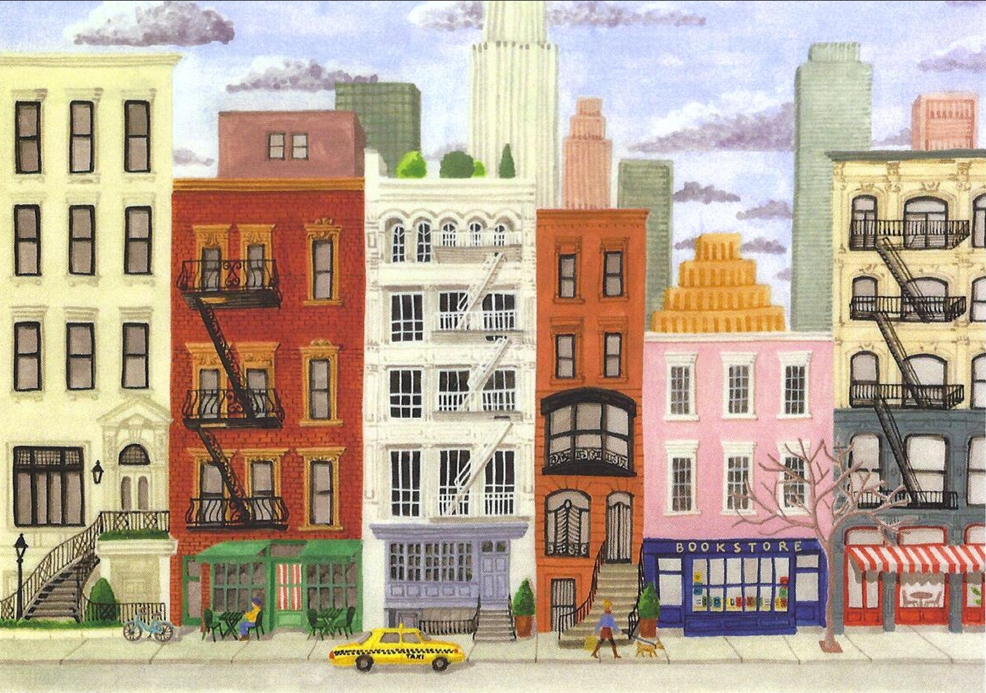 New York City Postcard by Mélanie Voituriez