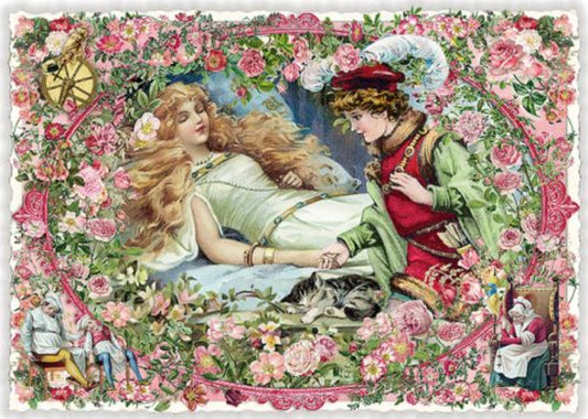 Fairy Tale Edition - Sleeping Beauty Postcard by Edition Tausendschön