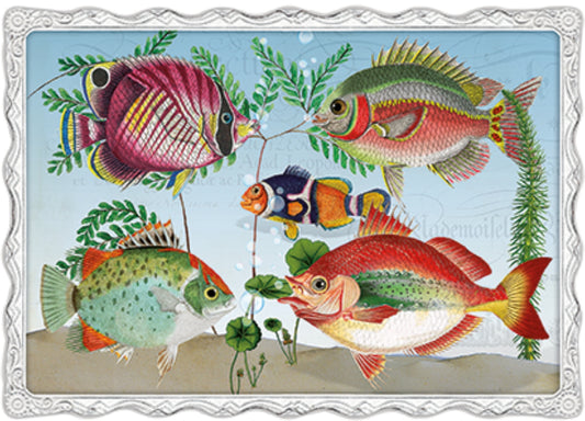Fishes Postcard by Auguri by Barbara Behr