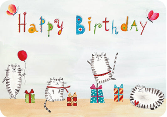 Happy Birthday Cats Postcard by Edition Gollong