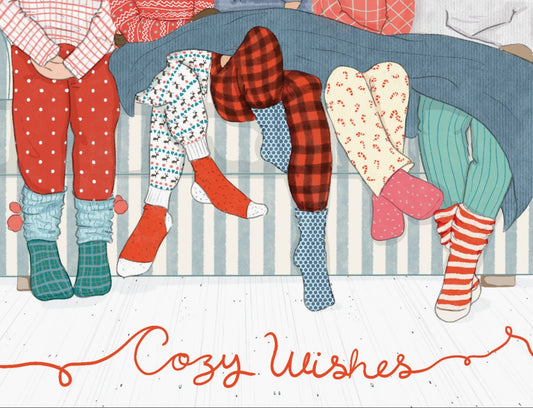 Cozy wishes Postcard by Ramus & Company