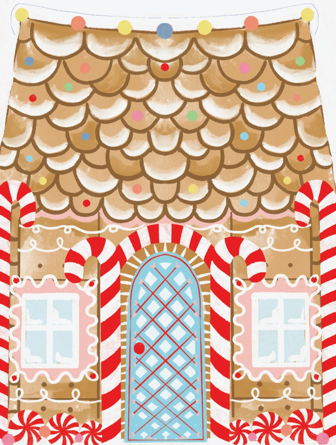 Gingerbread House Postcard by Ramus & Company
