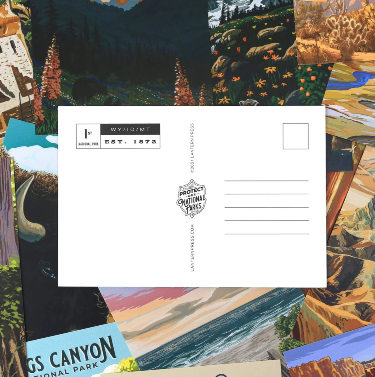 National Parks Postcard Boxed Set by Lantern Press