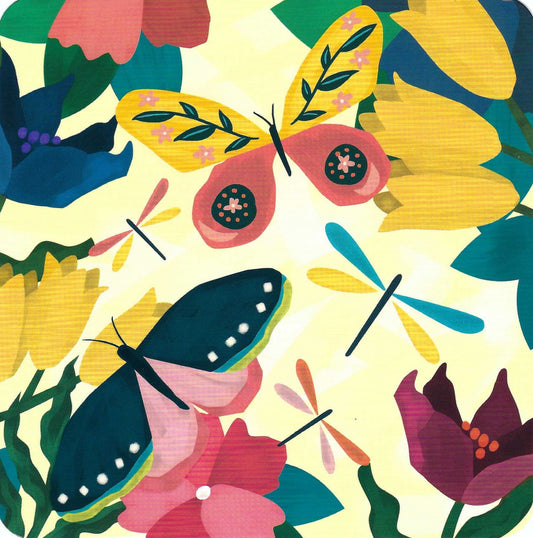 Springtime Flutter Postcard by Editor - Art of Emotion