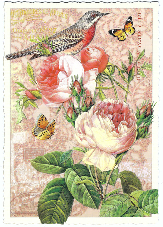 Edition Tausendschön - Bird - PK408 - Postcard