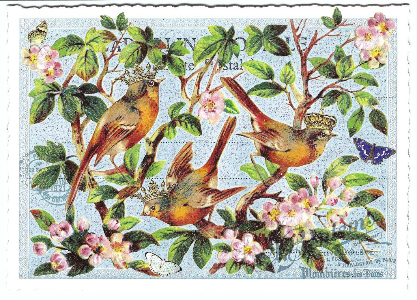 Edition Tausendschön - Birds on Branches - PK1063 - Postcard
