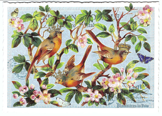 Edition Tausendschön - Birds on Branches - PK1063 - Postcard