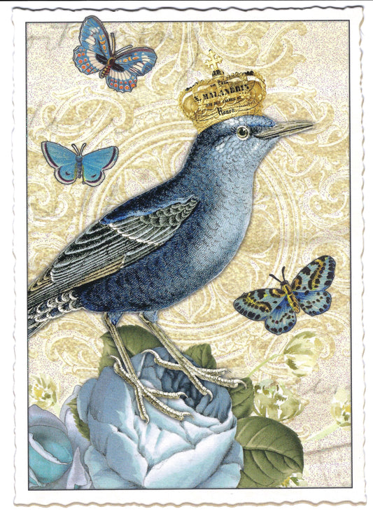 Edition Tausendschön - Blue Bird - PK1090 - Postcard