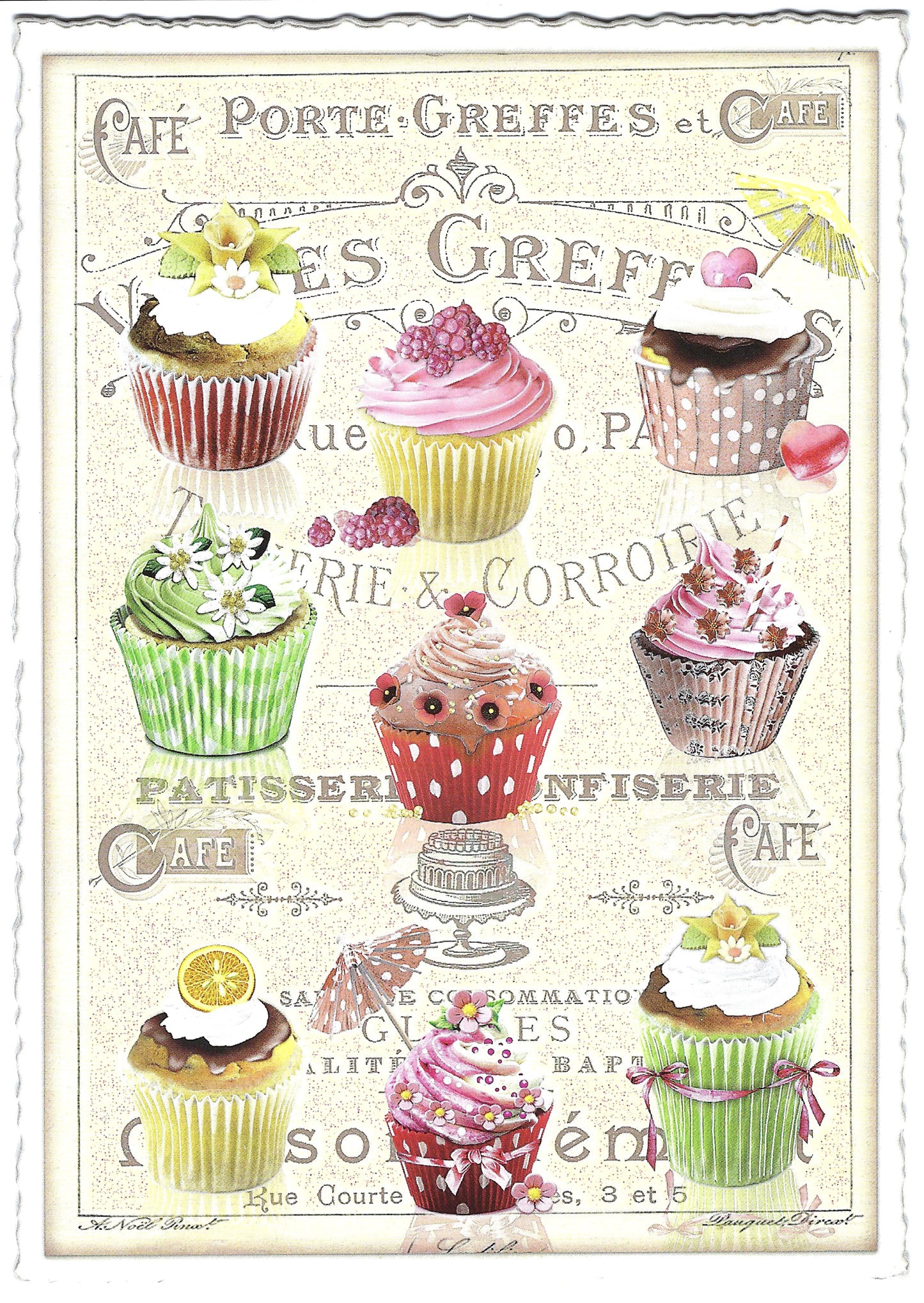 Edition Tausendschön - Cupcakes - PK937 - Postcard