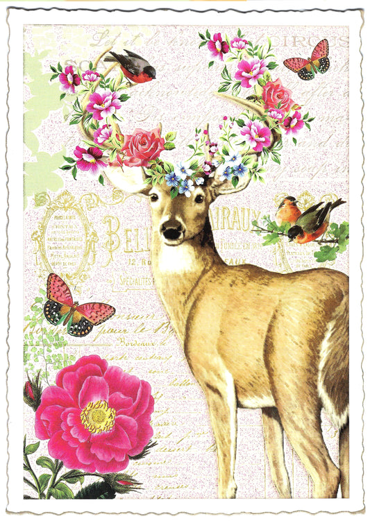 Edition Tausendschön - Deer - PK769 - Postcard