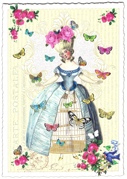 Edition Tausendschön - Fairy with Butterflies - PK778 - Postcard