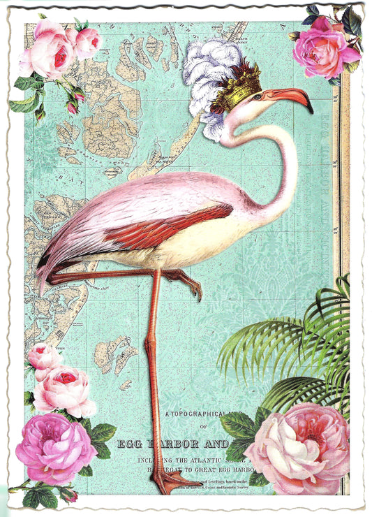 Edition Tausendschön - Flamingo - PK702 - Postcard