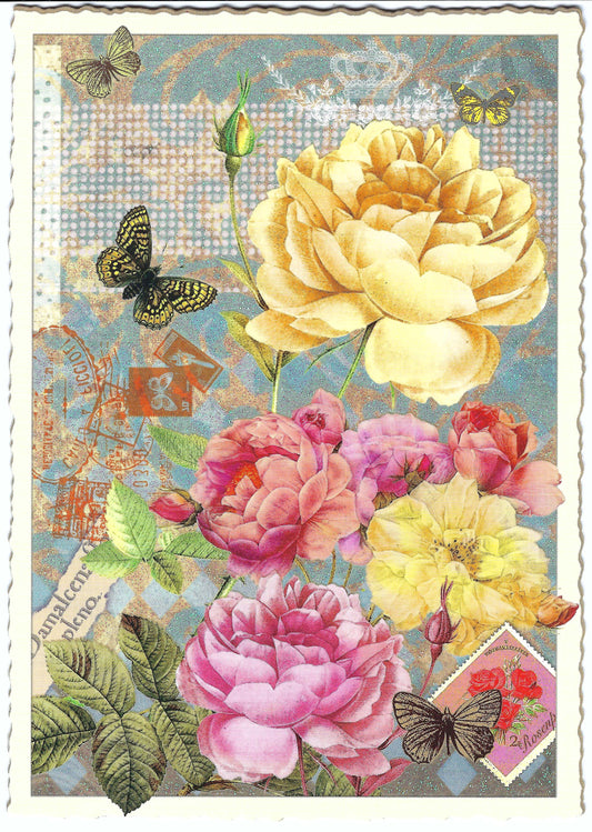 Edition Tausendschön - Flowers - PK413 - Postcard