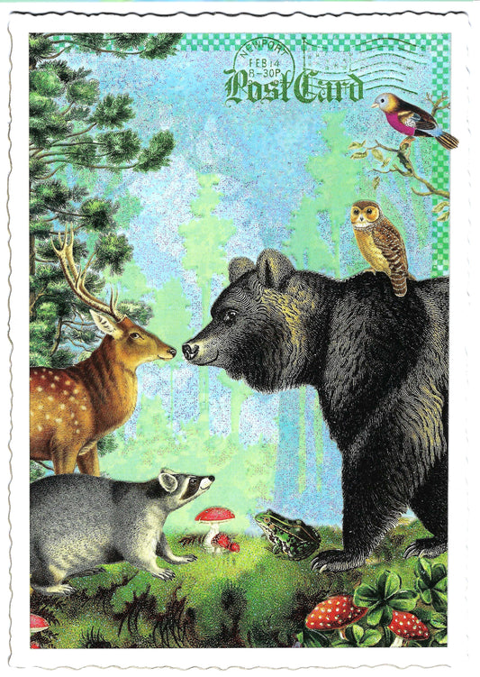 Edition Tausendschön - Forest Animals - Postcard
