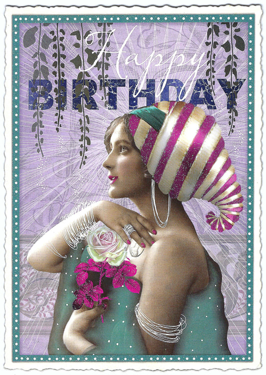 Edition Tausendschön - Woman - Happy Birthday - PK556 - Postcard