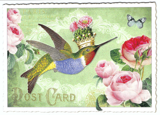 Edition Tausendschön - Hummingbird - PK711 - Postcard