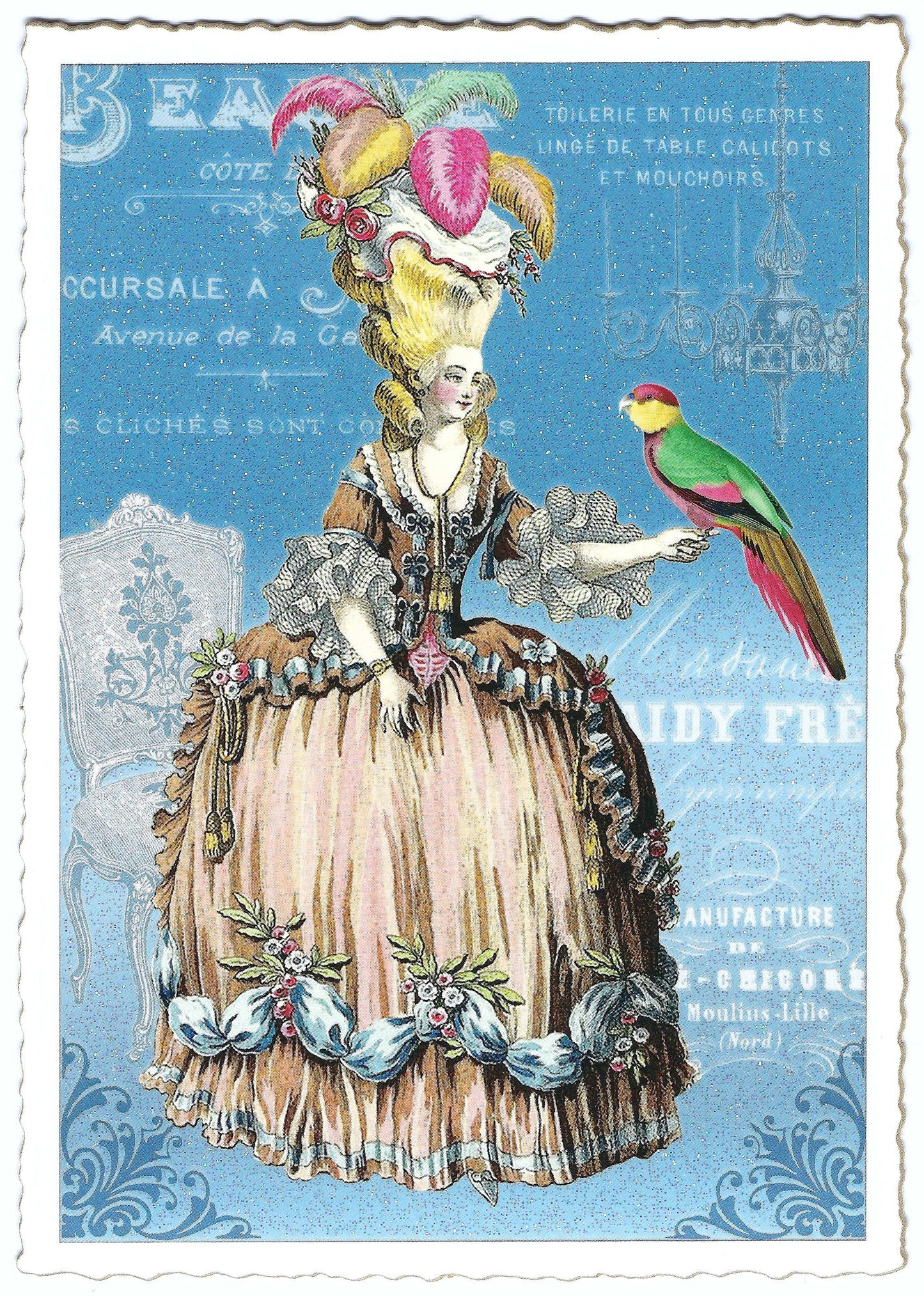 Edition Tausendschön - Lady Rococo - Postcard