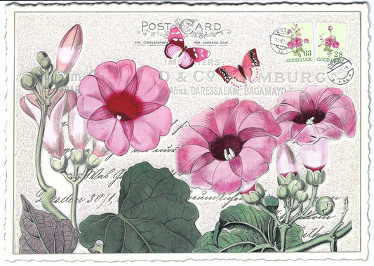 Edition Tausendschön - Trumpet flowers - PK898 - Postcard