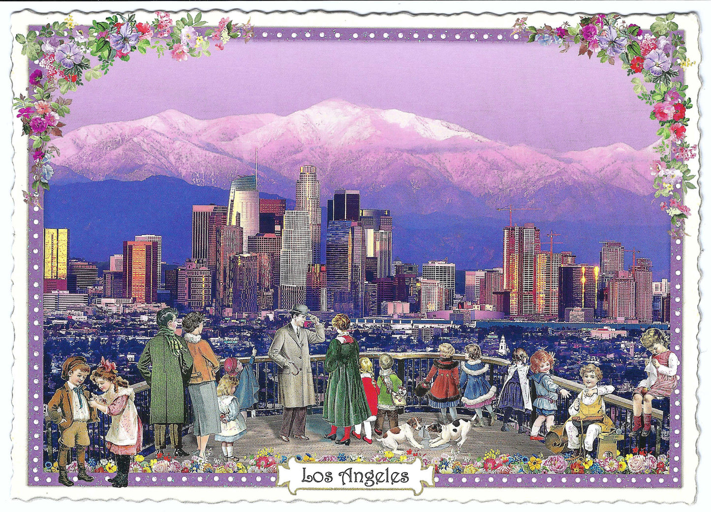 Edition Tausendschön - USA Edition - Los Angeles Skyline - Postcard