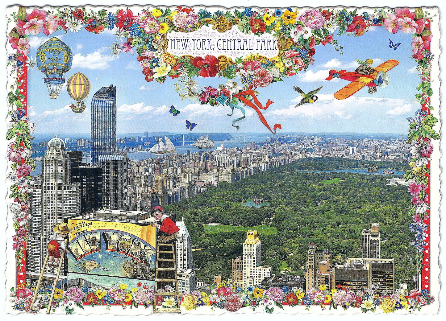 Edition Tausendschön -  USA Edition - New York - Central Park - Postcard