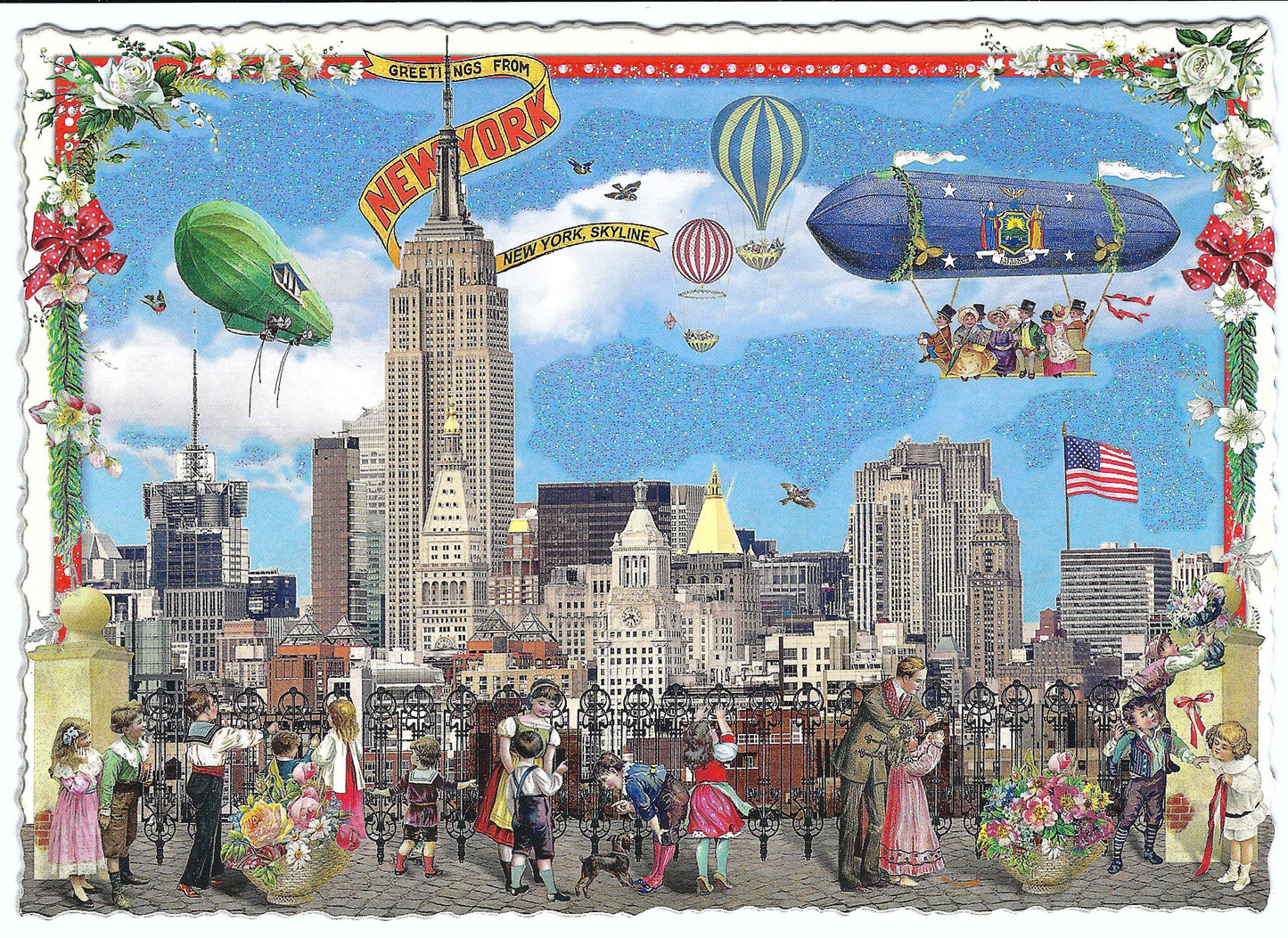 Edition Tausendschön - USA Edition - New York Skyline - Postcard