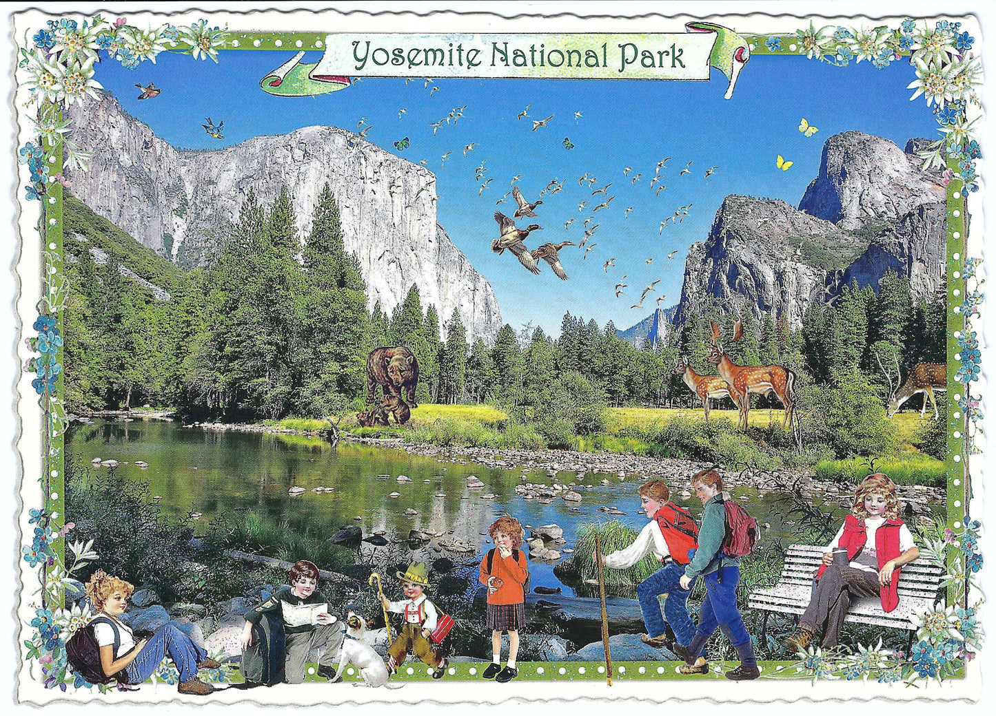 Edition Tausendschön - USA Edition - Yosemite National Park - California - PK1021 - Postcard