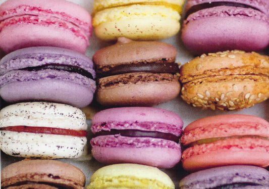 Taurus - Fotoeigenart - Macarons - Sweets - Dessert - Postcard