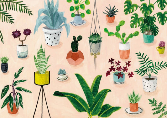 Urban Jungle Postcard by Mélanie Voituriez