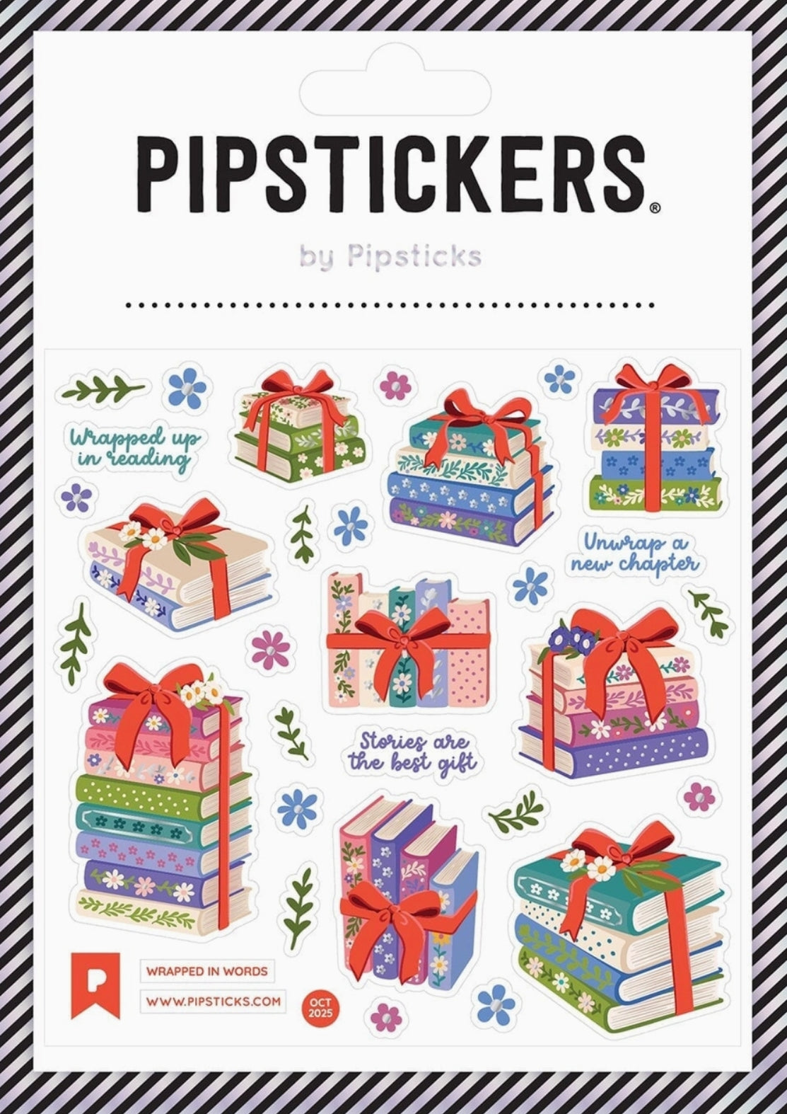 Wrapped in Words - Pipsticks Sticker Sheet